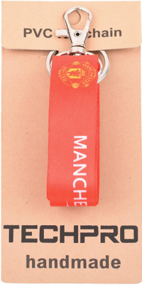 

Techpro Manchester United Red ID tag Locking Key Chain(Multicolor)