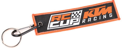 

Techpro Doublesided KTM RC Cup Racing Team Cloth Locking Key Chain(Multicolor)