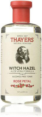 

Thayers Alcohol-free Rose Petal Witch Hazel with Aloe Vera ~ 12 oz(355 ml)