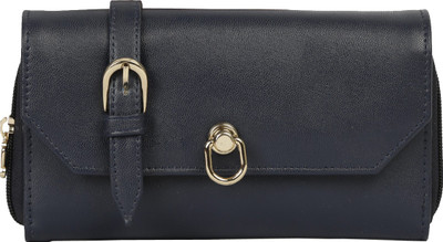 

Butterflies Casual Blue Clutch
