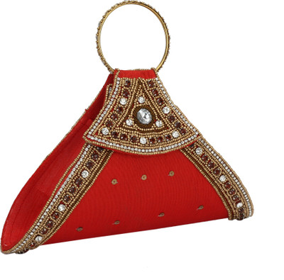 

HimalayaHandicraft Casual Red Clutch