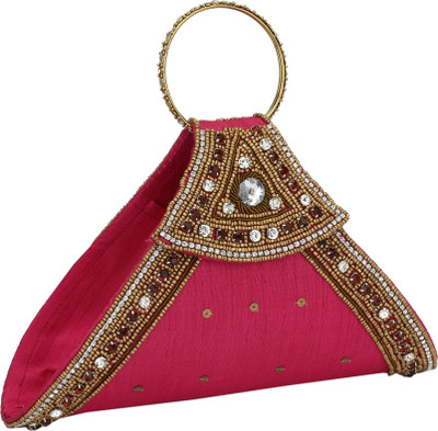 

HimalayaHandicraft Casual, Party, Formal Pink Clutch