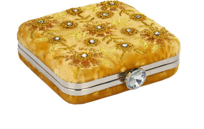 

HimalayaHandicraft Casual Gold Clutch