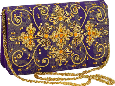 

HimalayaHandicraft Party Purple Clutch