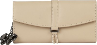 

Butterflies Casual Beige Clutch