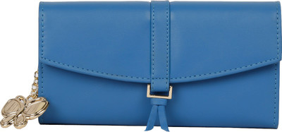 

Butterflies Casual Blue Clutch