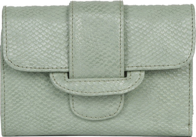

Butterflies Casual Green Clutch
