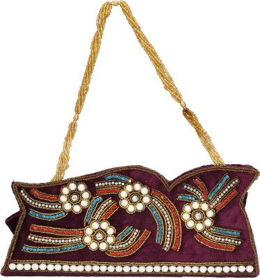 

HimalayaHandicraft Casual Purple Clutch
