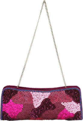 

HimalayaHandicraft Casual Purple Clutch