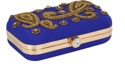 

HimalayaHandicraft Casual Blue Clutch