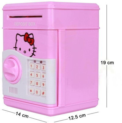 

gunvaan Coine bank Hellokity large 112 Coin Bank(Pink)