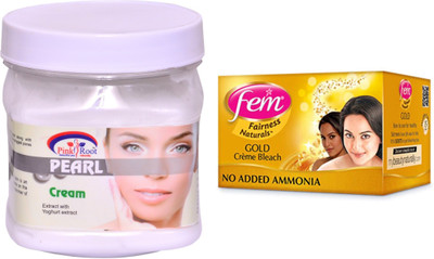 

Pink Root Pearl Cream 500ml and FEM Gold Crème Bleach(Set of 2)
