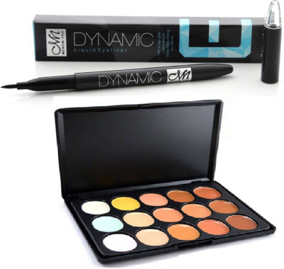 

TheTopNotch Contour Cream Concealer and MeNow Dynamic Liquid Eye Liner(Set of 2)