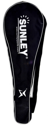 

SUNLEY baminton Raquet cover(space for two piece raquets) Racquet Carry Case/Cover Free Size(Black)