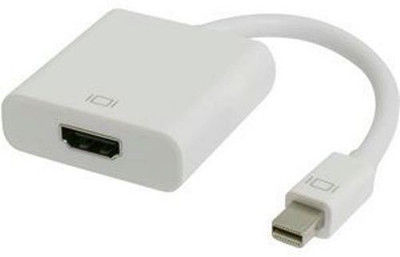 

Microware Mini Display Port DP A to VGA HDMI Adapter(Compatible with Macbook, Macbook Air Notebooks, White)