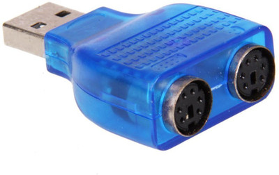 

Gadget Deals USB To Dual PS2 Converter Adapter Cable USB Cable(Multicolor)