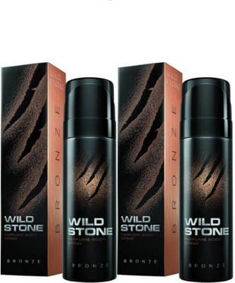 

Wild Stone Bronze Deodorant Spray - For Men(240 ml, Pack of 2)