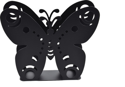

Home-EZ 1 Compartments Iron Paper Napkin Holders(Black)