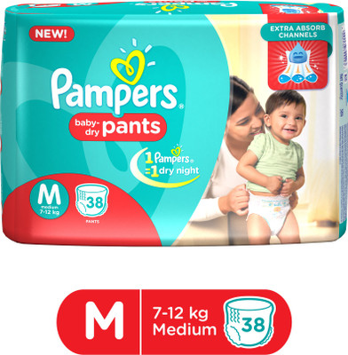Pampers Pants Diapers - M(38 Pieces)