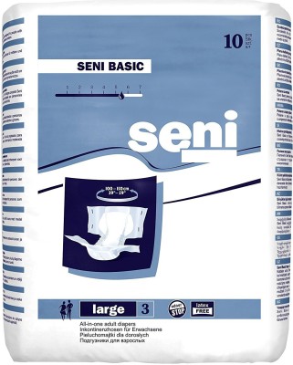 

seni BasicL 10 Adult Diapers - L(10 Pieces)