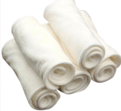 

Babymoon ( Pack of 5) (0-6 Months) Ultrathin Wetfree Microfiber Washable Cotton Cloth Diaper Nappy Insert Adult Diapers - M(5 Pieces)