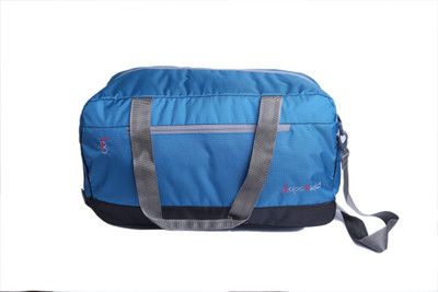 

Bags Field Floris Turquise with Black duffle bag Travel Duffel Bag(Multicolor)