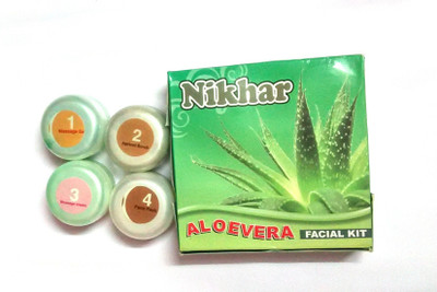 

Nikhar aloevera facial kit 60 g(Set of 4)