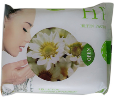 

Ritzkart Daisy Flower Fragrance/ Clean/ Cool Refreshing Wet Tissues ( 25 wipes)(Pack of 25)