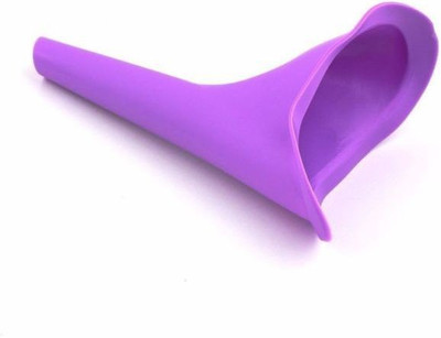 

eShop24x7 Easy Pee Female Silicone Portable Urination Device (Purple - Lightweight Travel Urinal Funnel to enable Women / Ladies / Girls to Stand up and Pee (pack of 1) Reusable Female Urination Device(Purple, Pack of 1)