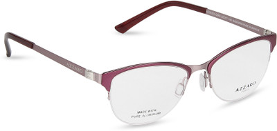 

Azzaro Half Rim Cat-eyed Frame(52 mm