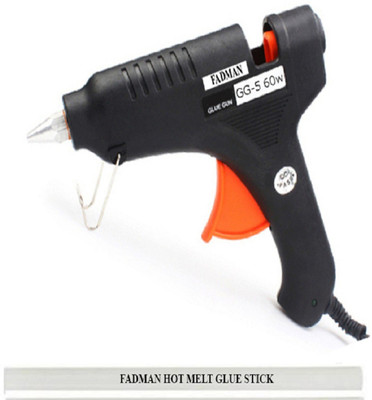 

FADMAN Black 60w Professional with 1 transparent Sticks Standard Temperature Corded Glue Gun (11 mm) Standard Temperature Corded Glue Gun(11 mm)