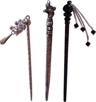 

POOU Combo of Multi Color Juda Sticks Bun Stick(Multicolor)