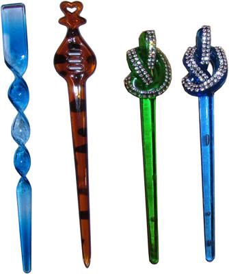 

RSD Combo of Multi Color Juda Sticks Bun Stick(Multicolor)