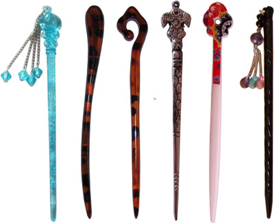 

EDIT Combo of Multi Color Juda Sticks Bun Stick(Multicolor)