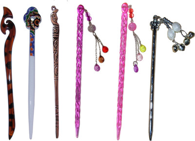 

RSD Combo of Multi Color Juda Sticks Bun Stick(Multicolor)