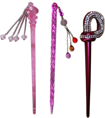 

IOP Combo of Multi Color Juda Sticks Bun Stick(Multicolor)