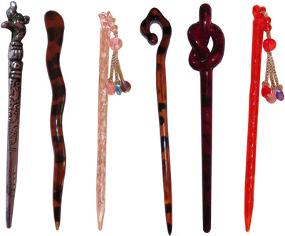 

YUPUU Combo of Multi Color Juda Sticks Bun Stick(Multicolor)