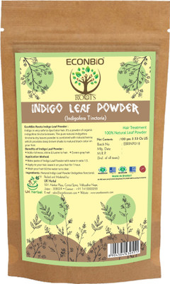 

ECONBIOROOTS Indigo Leaf Powder Premium Quality 100gms Hair Color(Natural)