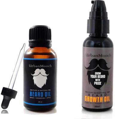 

UrbanMooch Beard & Growth OIl Hair Oil (80 ml) Hair Oil(80 ml)
