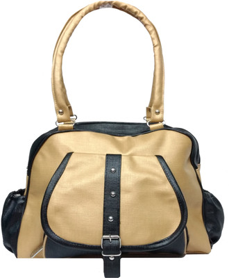 

Mystyle Retail Shoulder Bag(Gold, Black), Black;gold