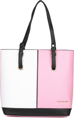 

Giordano Tote(White, Pink), Pink;white