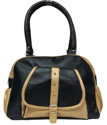 

Lifestyle Fashion Hand-held Bag(Black, Gold)