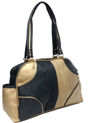 

Lifestyle Fashion Hand-held Bag(Black, Gold)