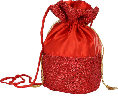 

HimalayaHandicraft Pouch Potli(Red)