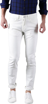 CALCIUM Slim Men White Jeans