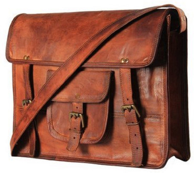 

Pranjals House 15.6 inch Laptop Messenger Bag(Brown)