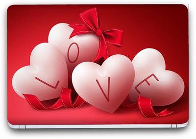 Flipkart SmartBuy Love Vinyl Laptop Skin (3M/Avery Vinyl, Matte Laminated, 15 x 10 inches) Vinyl Laptop Decal 15.6
