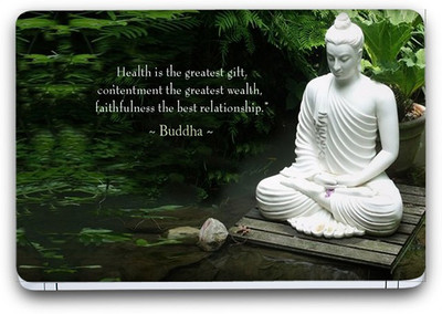 

Flipkart SmartBuy Lord Buddha Inspirational Quote 3 Vinyl Laptop Skin (3M/Avery Vinyl, Matte Laminated, 15 x 10 inches) Vinyl Laptop Decal 15.6
