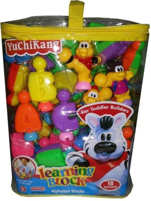 

starsky English Learning Blocks For Kids With Cartoon Figures(Multicolor)