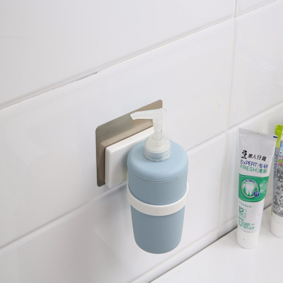 

SHOPNJAZZ Magic Sticker Wall Mounted Liquid Soap Dispenser - Blue 1000 ml Soap Dispenser(Blue)